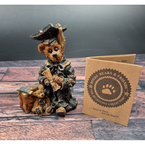 Boyd's Bears "Edmund The Graduate Carpe Diem" Early Edition 1996 Graduation Gift - Picture 1 of 12